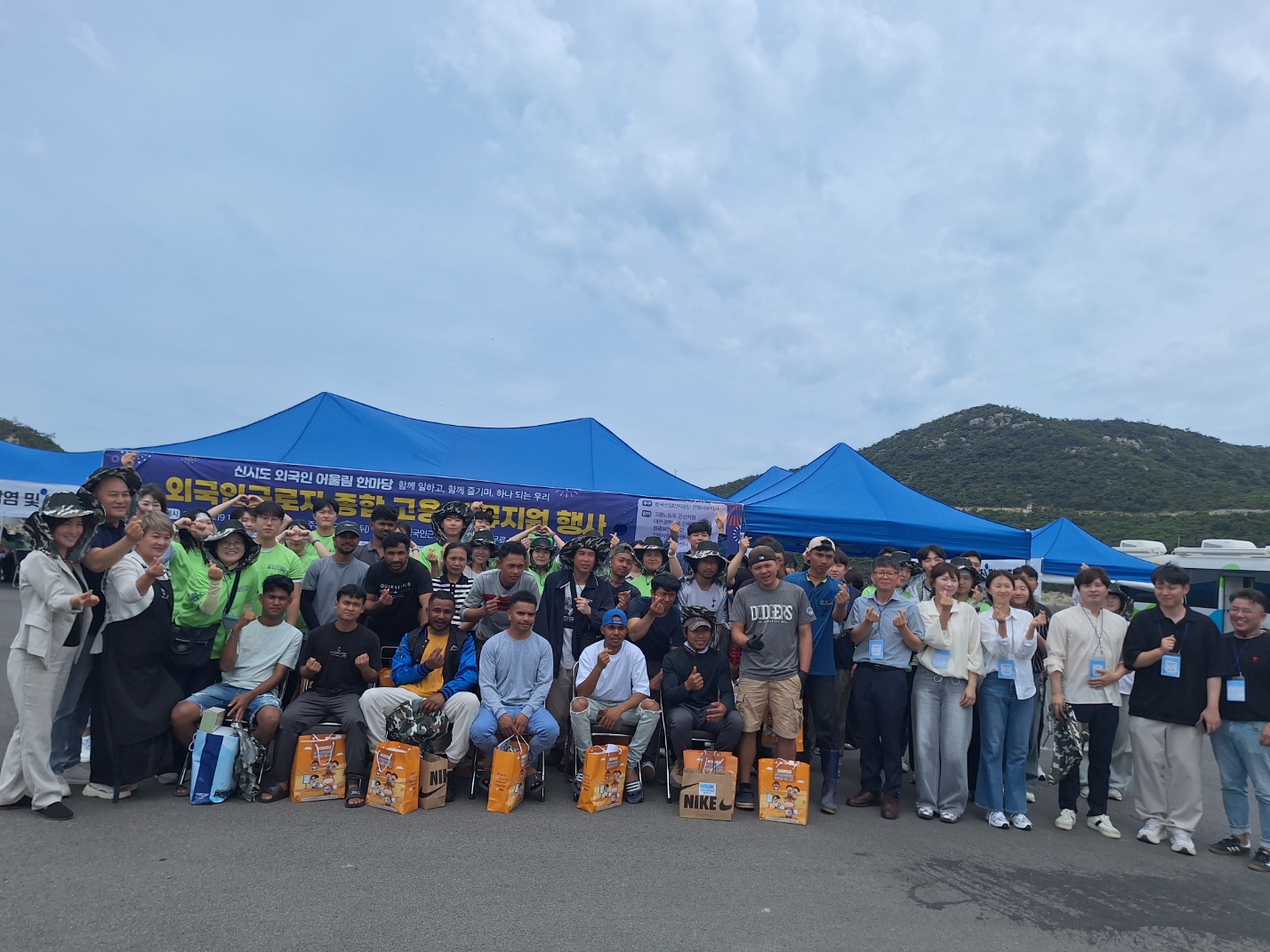 군산시 신시도 E-9외국인근로자 건강증진교육 및 사회적 돌봄(원로버 전북청년공익활동, 2025.06.19) 대표이미지